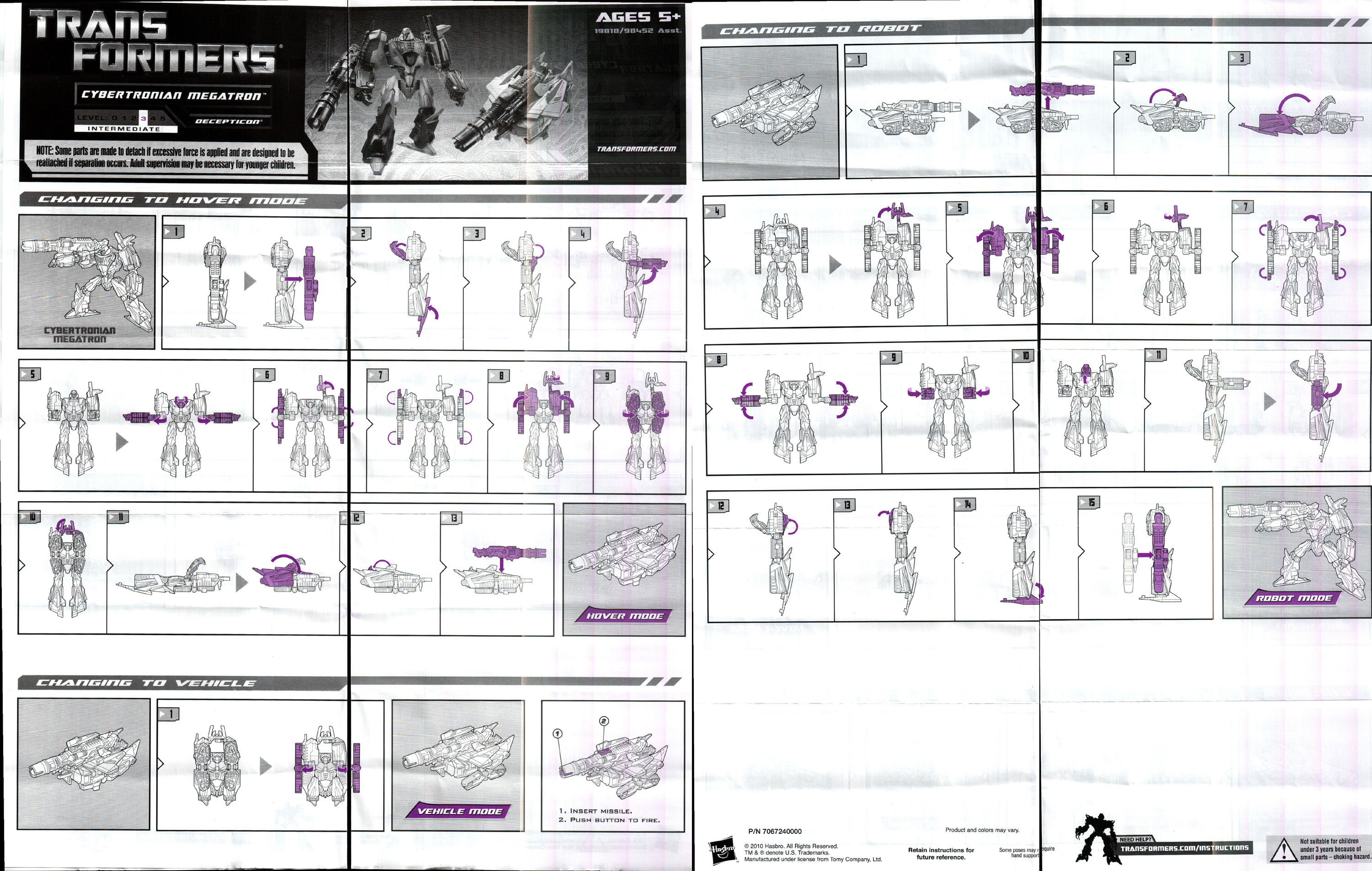 Deluxe Class Cybertronian Megatron (Transformers, Generations